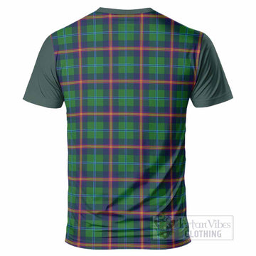 Young Tartan Accent T-Shirt with Family Crest