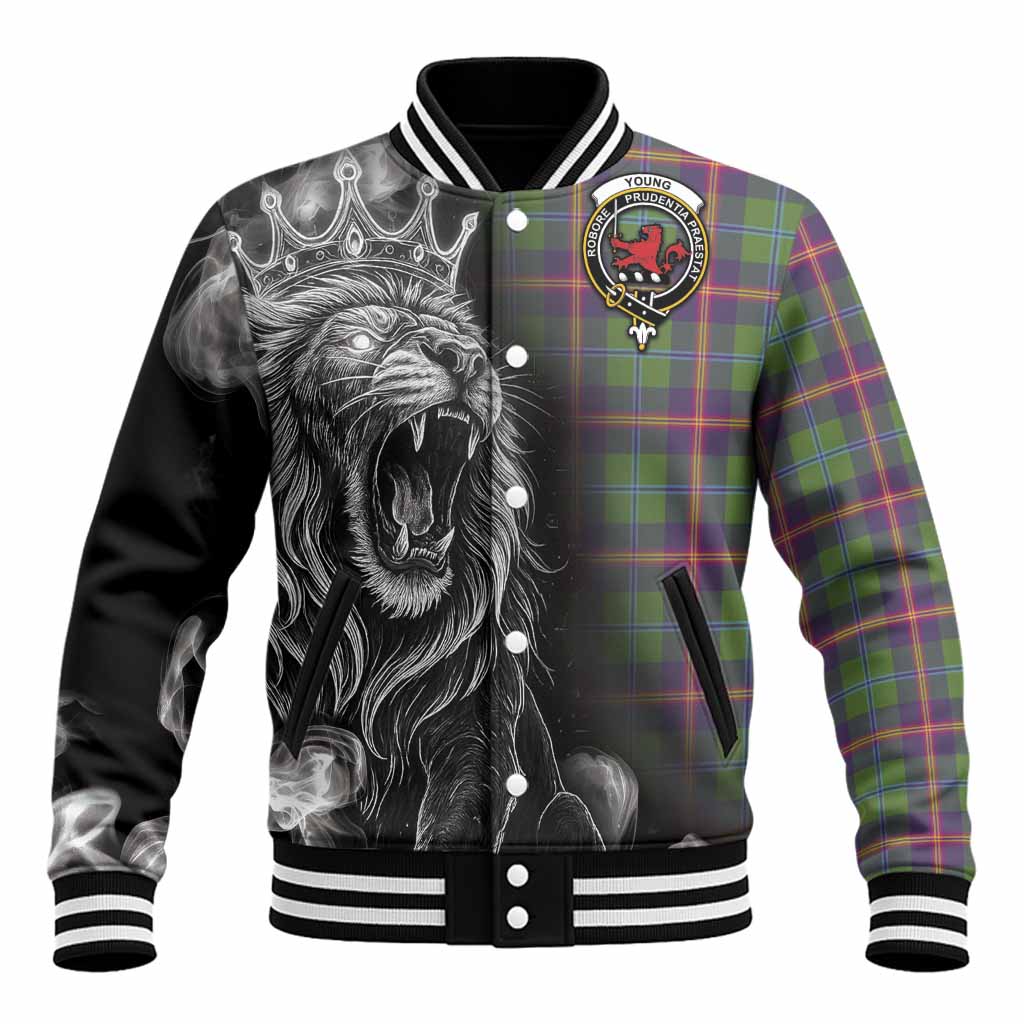 Young Tartan Baseball Jacket Roaring Lion Heritage