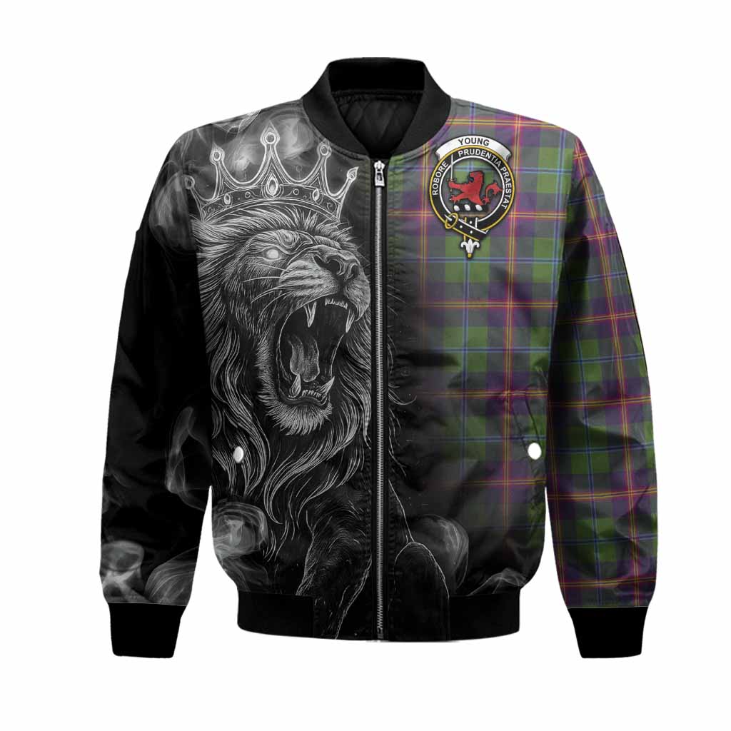 Young Tartan Bomber Jacket Roaring Lion Heritage