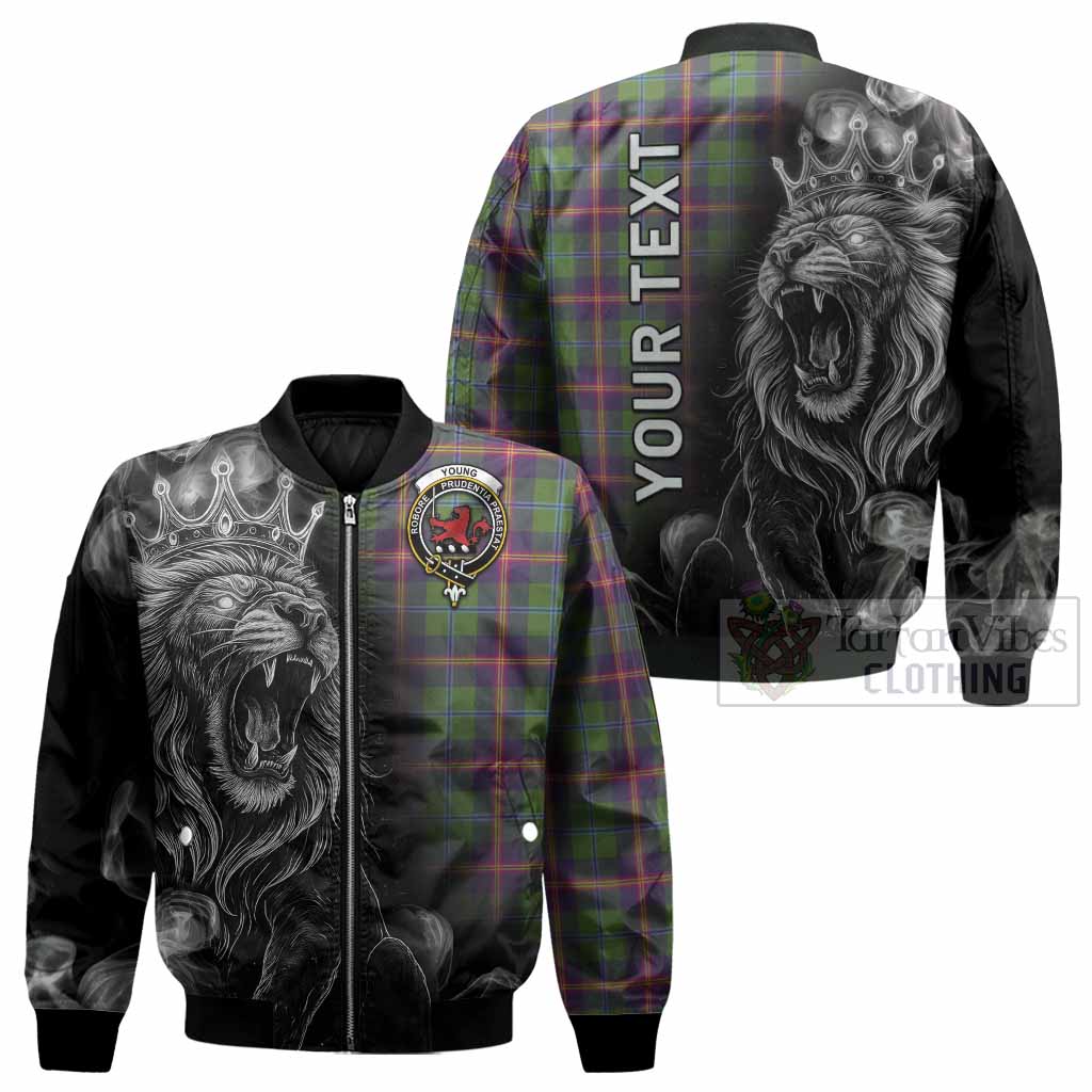 Young Tartan Bomber Jacket Roaring Lion Heritage