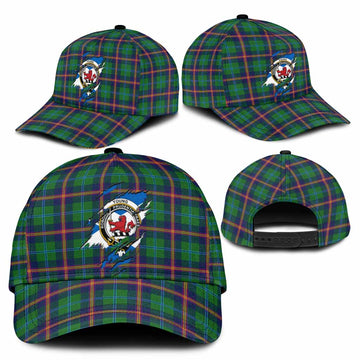 Young Tartan Classic Cap with Family Crest In Me Style