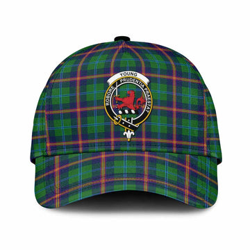 Young Tartan Classic Cap with Family Crest