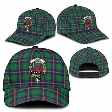 Young Tartan Classic Cap with Family Crest