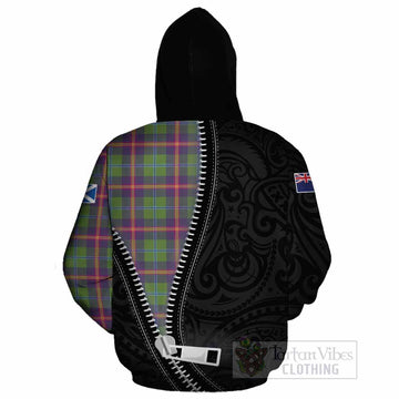 Young Tartan Cotton Hoodie New Zealand Pattern Unique Zipper Stylized