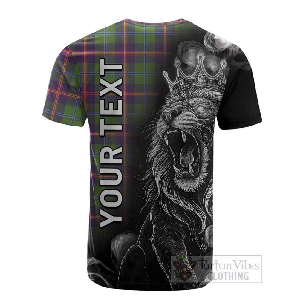 Young Tartan Cotton T-shirt Roaring Lion Heritage