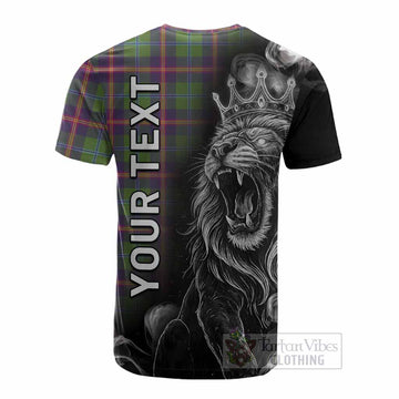 Young Tartan Cotton T-shirt Roaring Lion Heritage