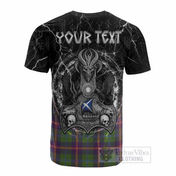 Young Tartan Crest Cotton T-shirt Celtic Odin's Raven Legacy