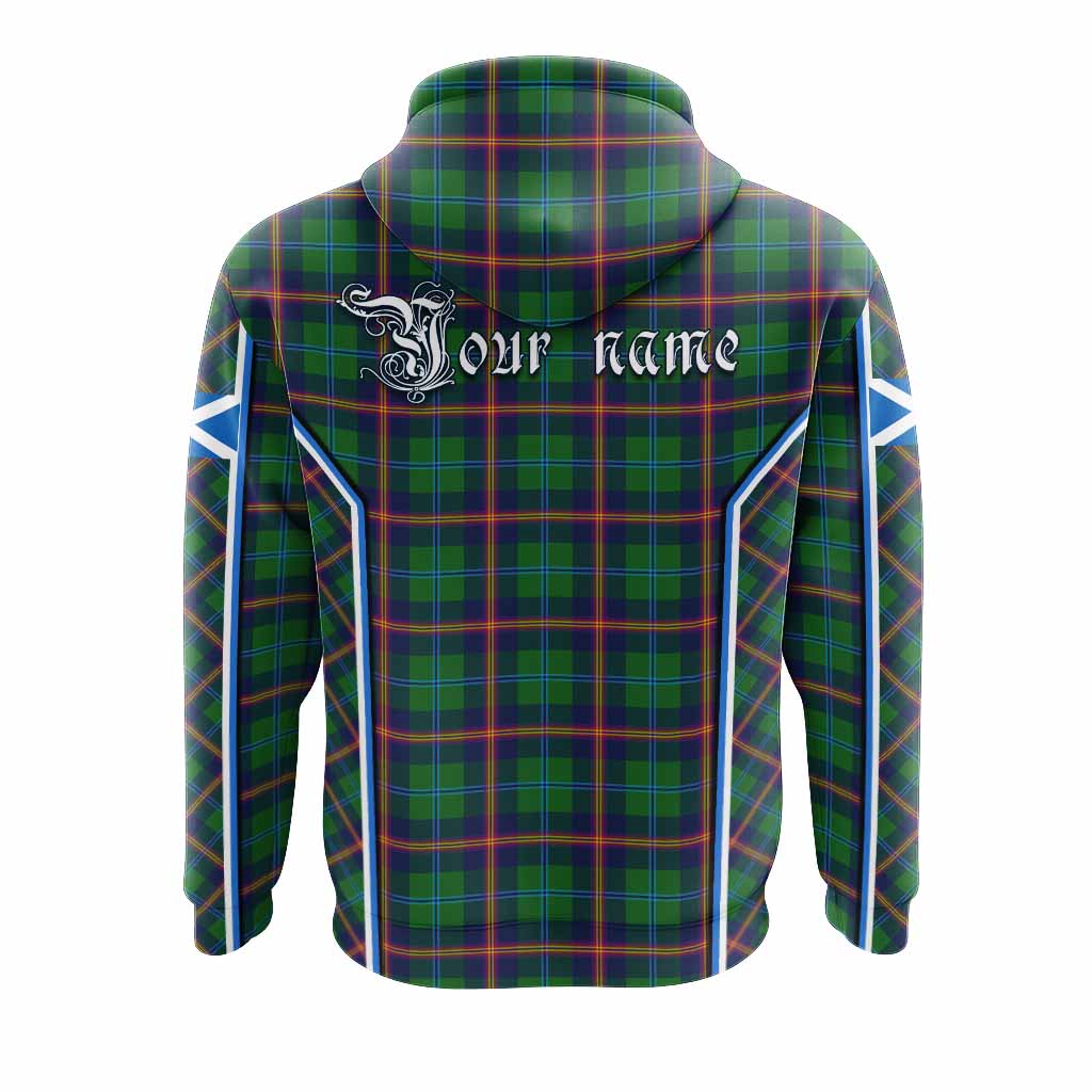 Young Tartan Crest Hoodie Scotland Coat of Arm Flag Style - Tartan Vibes Clothing