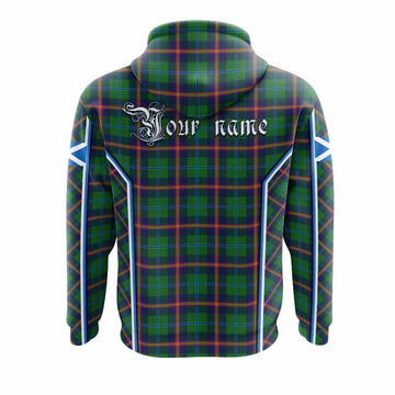 Young Tartan Crest Hoodie Scotland Coat of Arm Flag Style