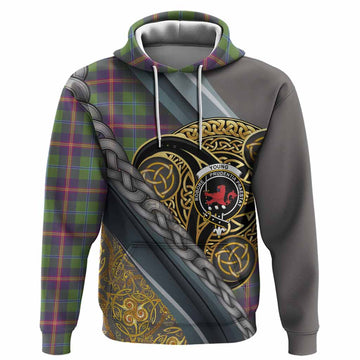 Young Tartan Crest Hoodie Scottish Triskele Celtic