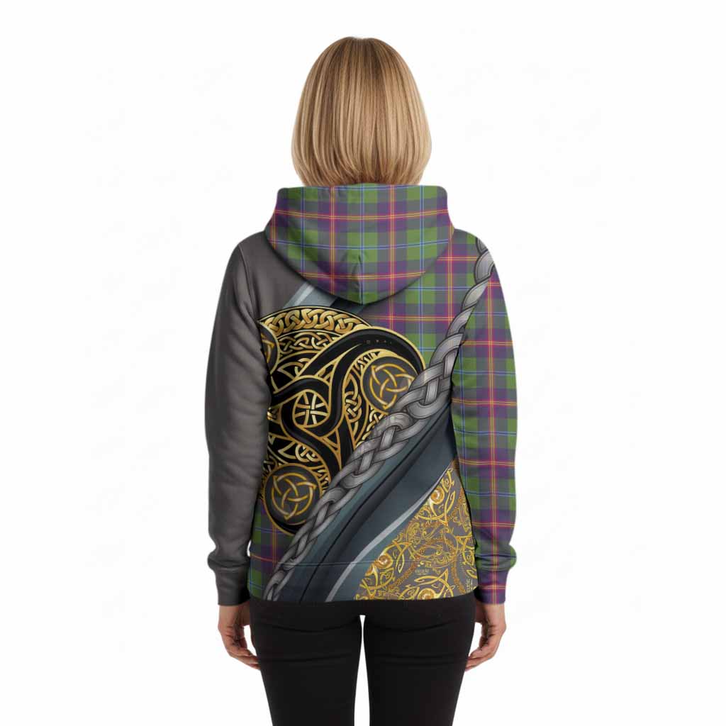 Young Tartan Crest Hoodie Scottish Triskele Celtic