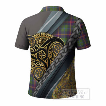 Young Tartan Crest Polo Shirt Scottish Triskele Celtic