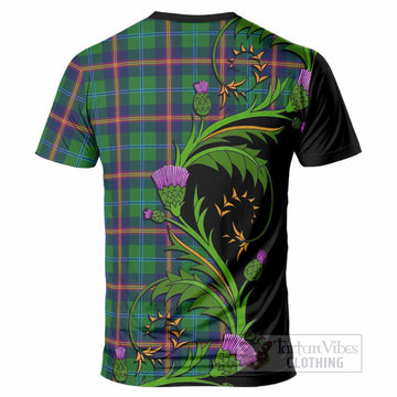 Young Tartan Crest T-Shirt Scottish Thistle Pride Heritage Art