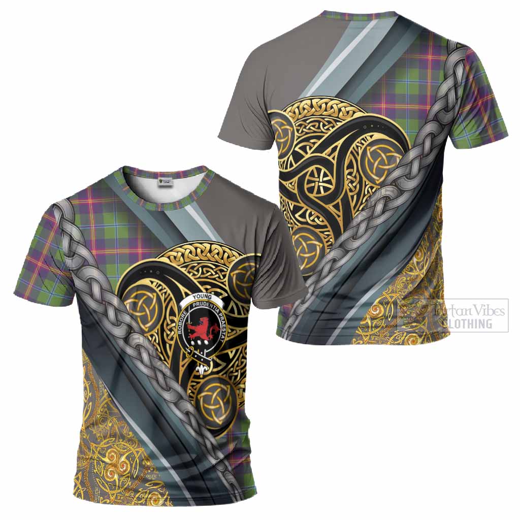 Young Tartan Crest T-Shirt Scottish Triskele Celtic
