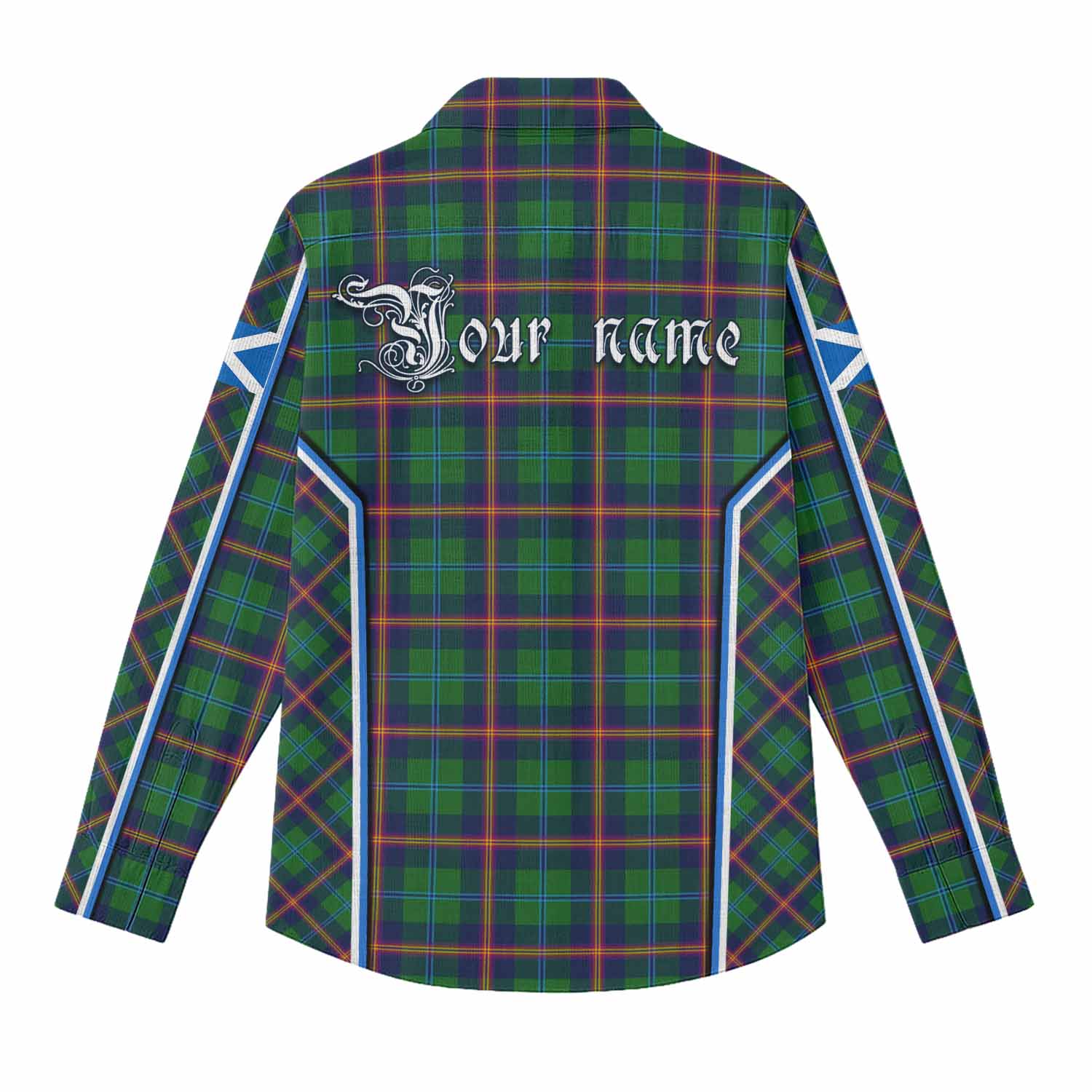 Young Tartan Crest Women Casual Shirt Scotland Coat of Arm Flag Style - Tartan Vibes Clothing