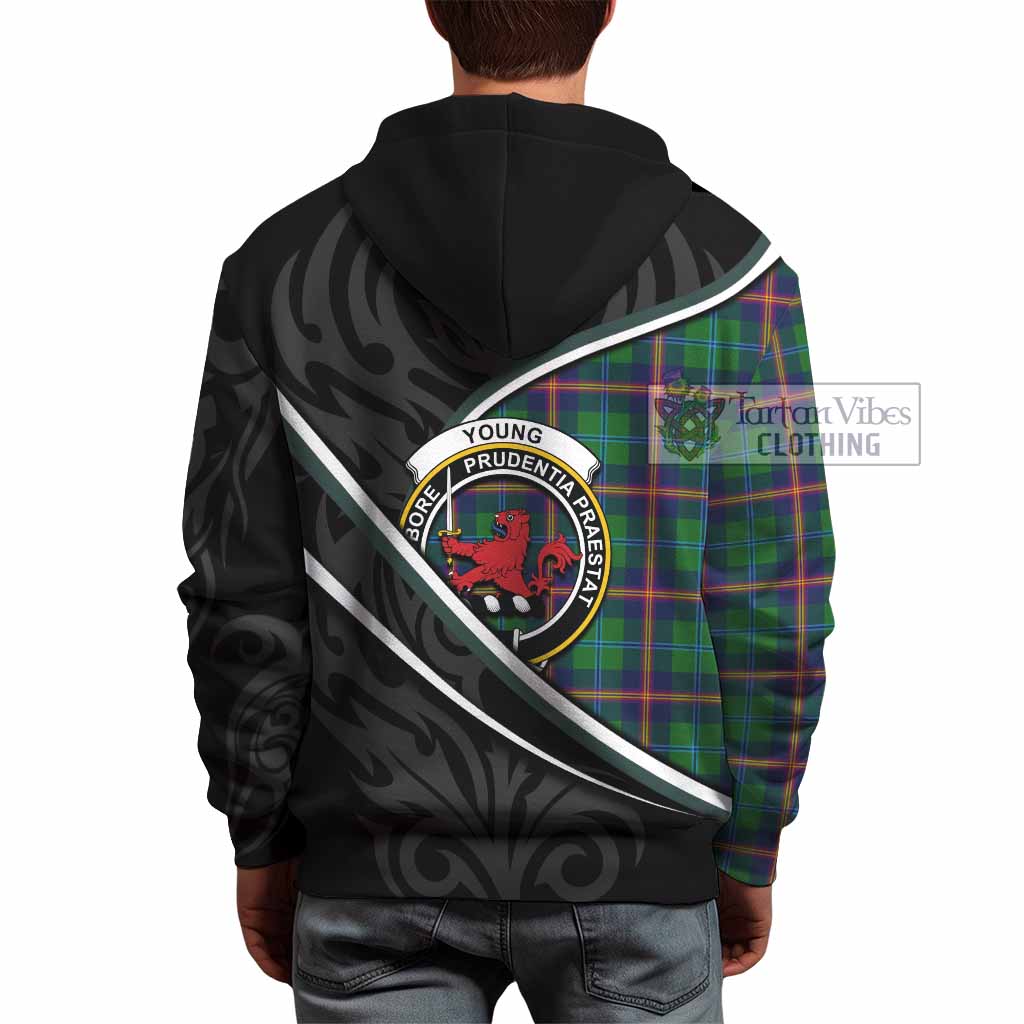 Young Tartan Family Crest Hoodie Celtic Scottish Thistle Floral - Tartan Vibes Clothing