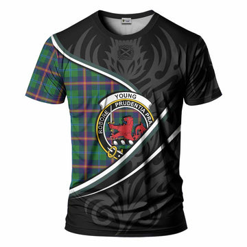 Young Tartan Family Crest T-shirt Celtic Scottish Thistle Floral - Tartan Vibes Clothing