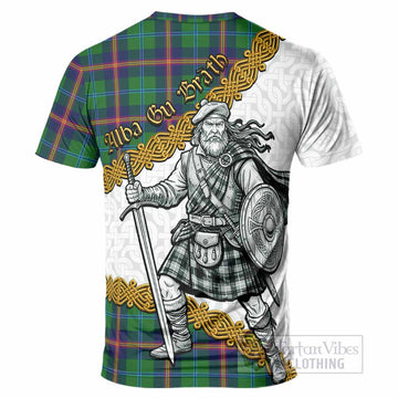 Young Tartan Family Crest T-Shirt Scottish Highland Warrior Celtic Alba Gu Brath