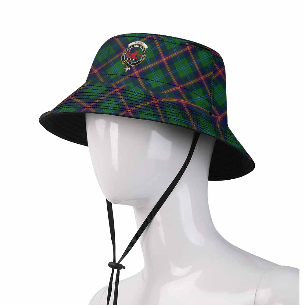 Young Tartan Fishing Hat with Family Crest