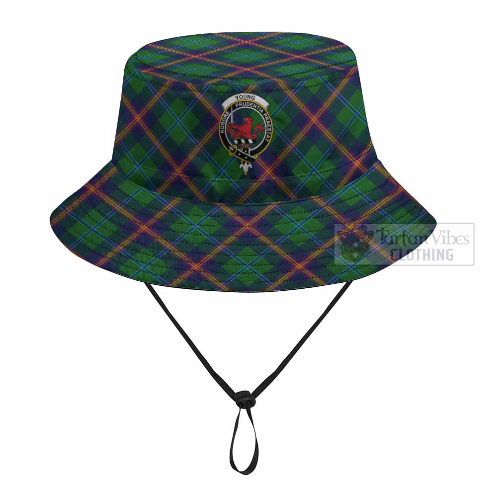Young Tartan Fishing Hat with Family Crest