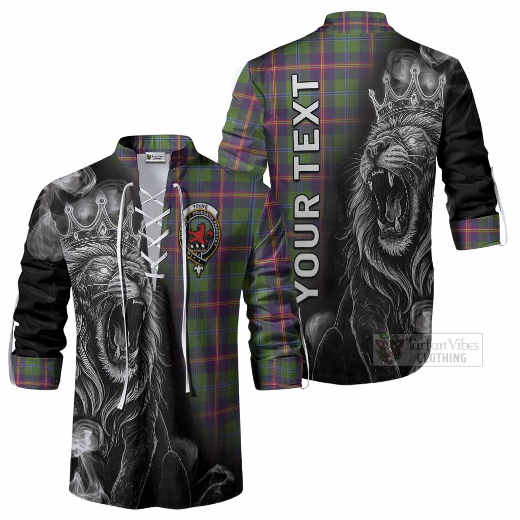 Young Tartan Ghillie Shirt Roaring Lion Heritage