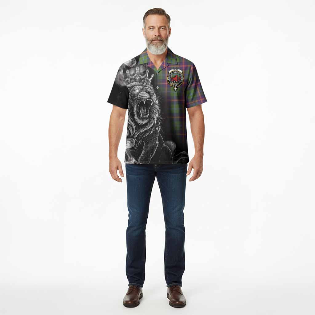 Young Tartan Hawaiian Shirt Roaring Lion Heritage