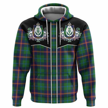 Young Tartan Hoodie Horseshoe Ornament Pullover Hoodie - Tartan Vibes Clothing