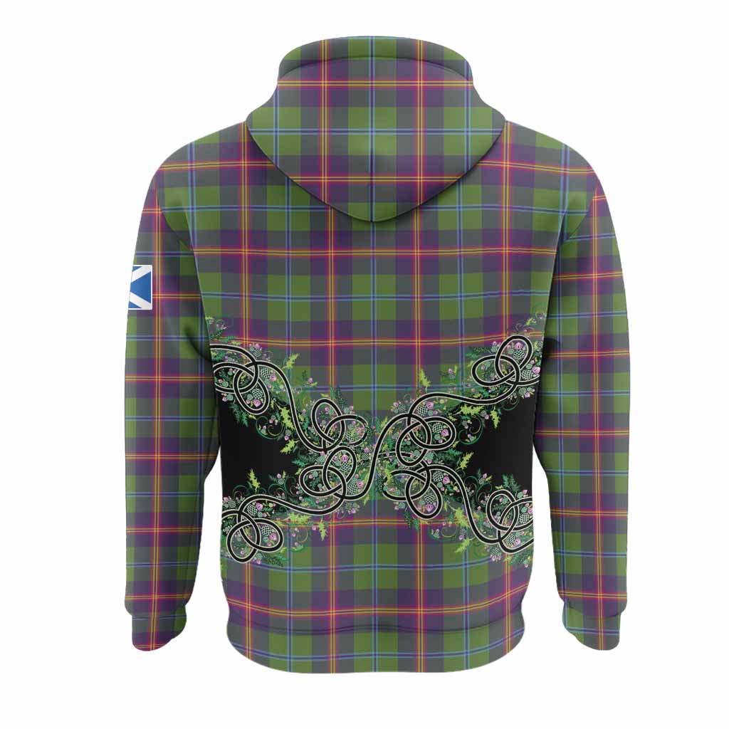 Young Tartan Hoodie Thistle Scottish Spirit