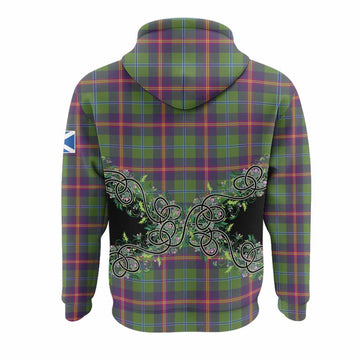 Young Tartan Hoodie Thistle Scottish Spirit