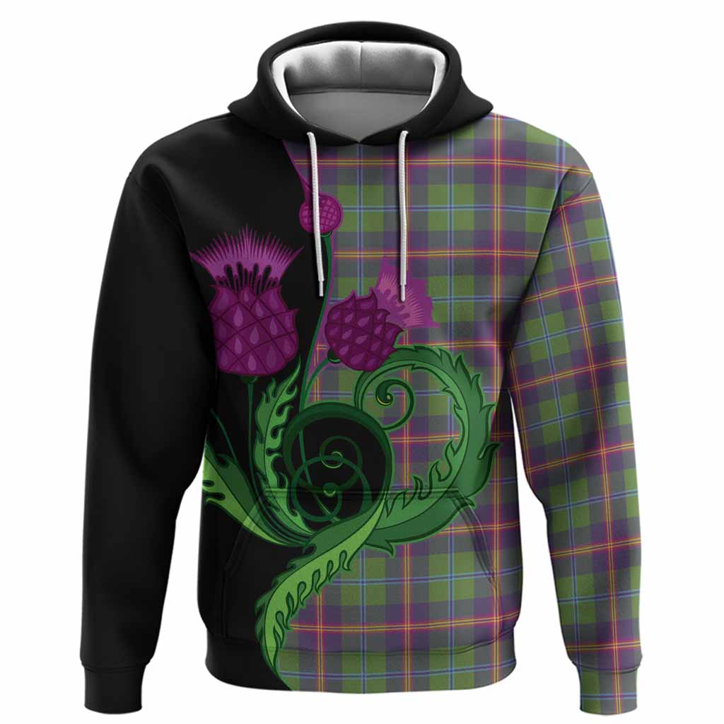 Young Tartan Hoodie Traditional Scottish Thistle