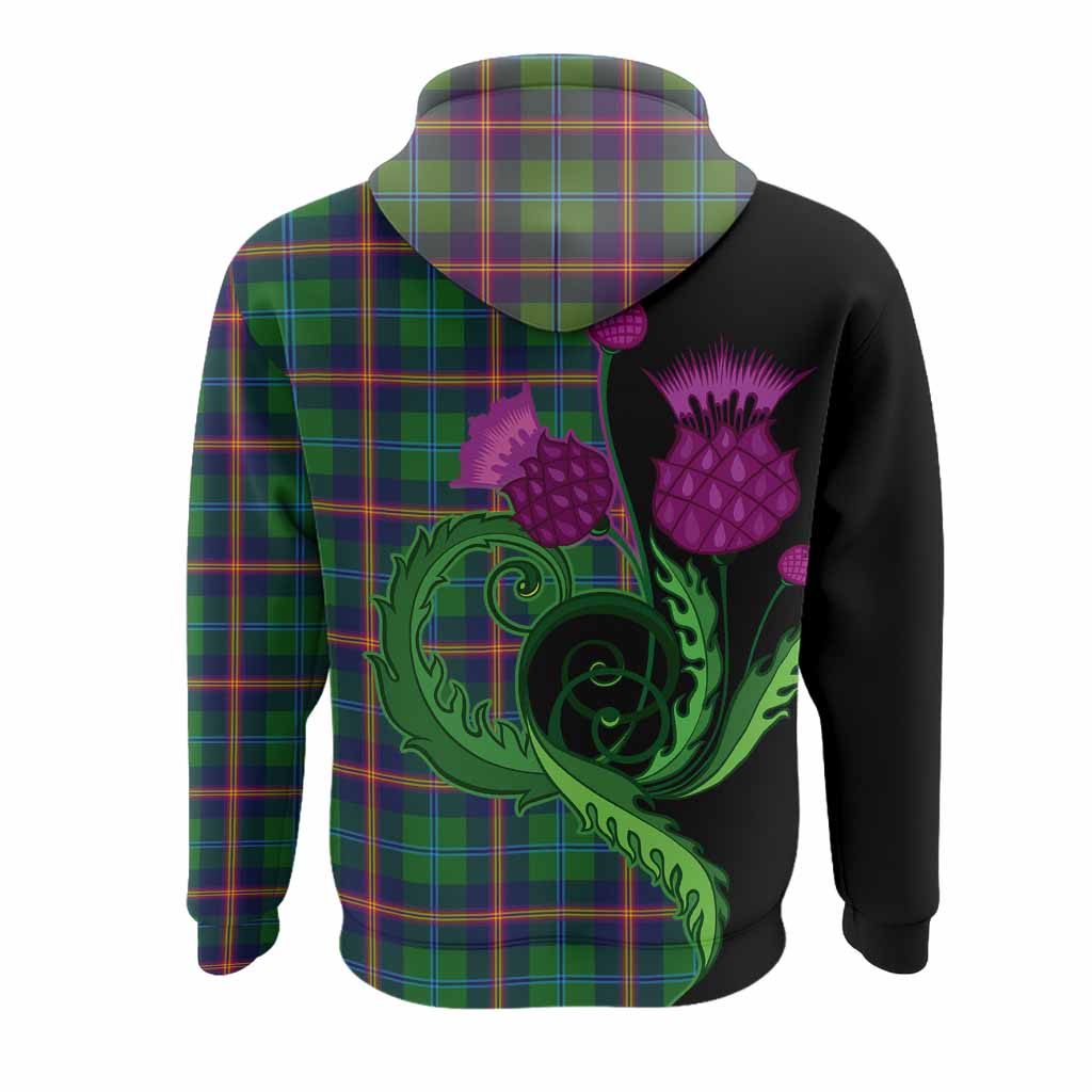 Young Tartan Hoodie Traditional Scottish Thistle