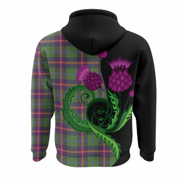 Young Tartan Hoodie Traditional Scottish Thistle