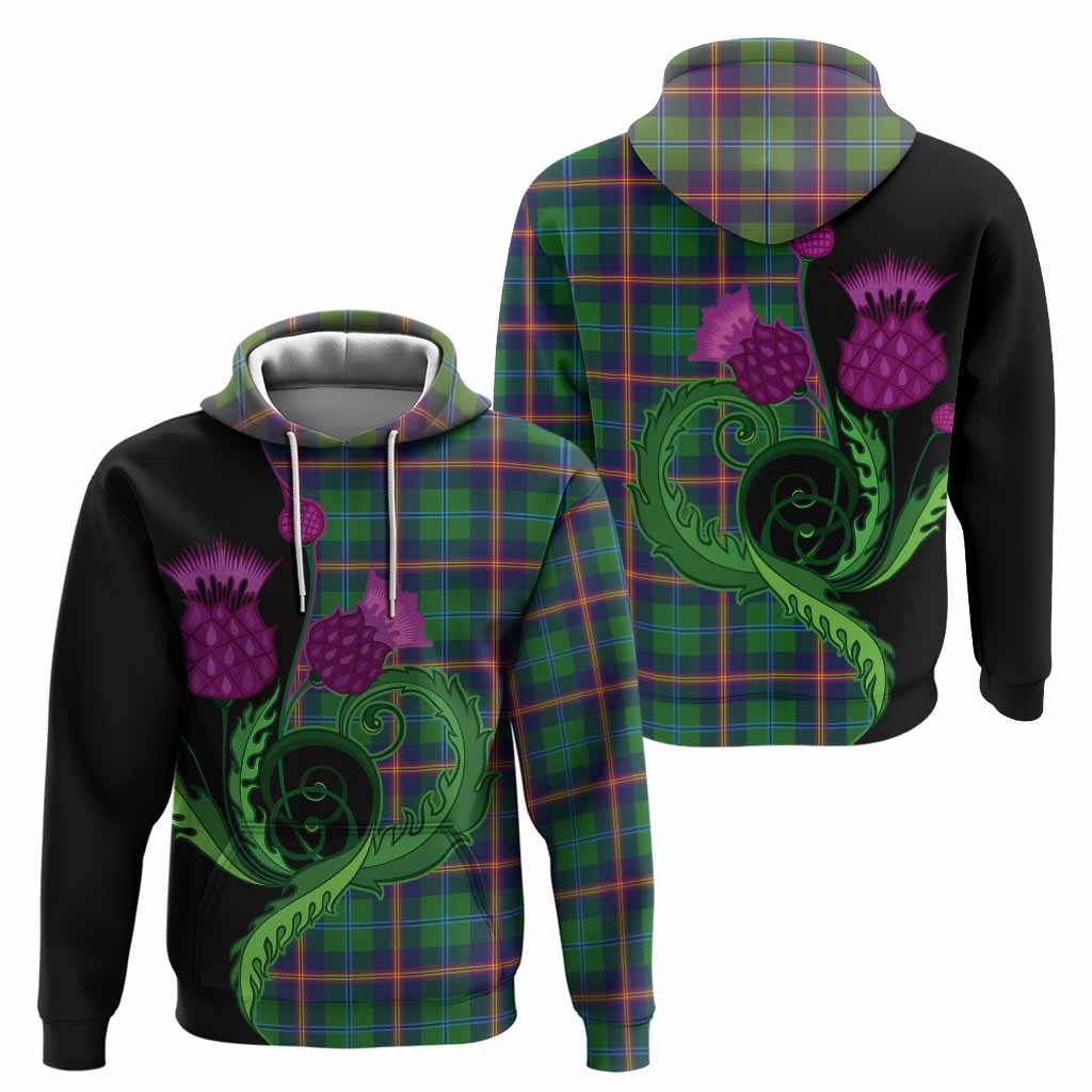 Young Tartan Hoodie Traditional Scottish Thistle
