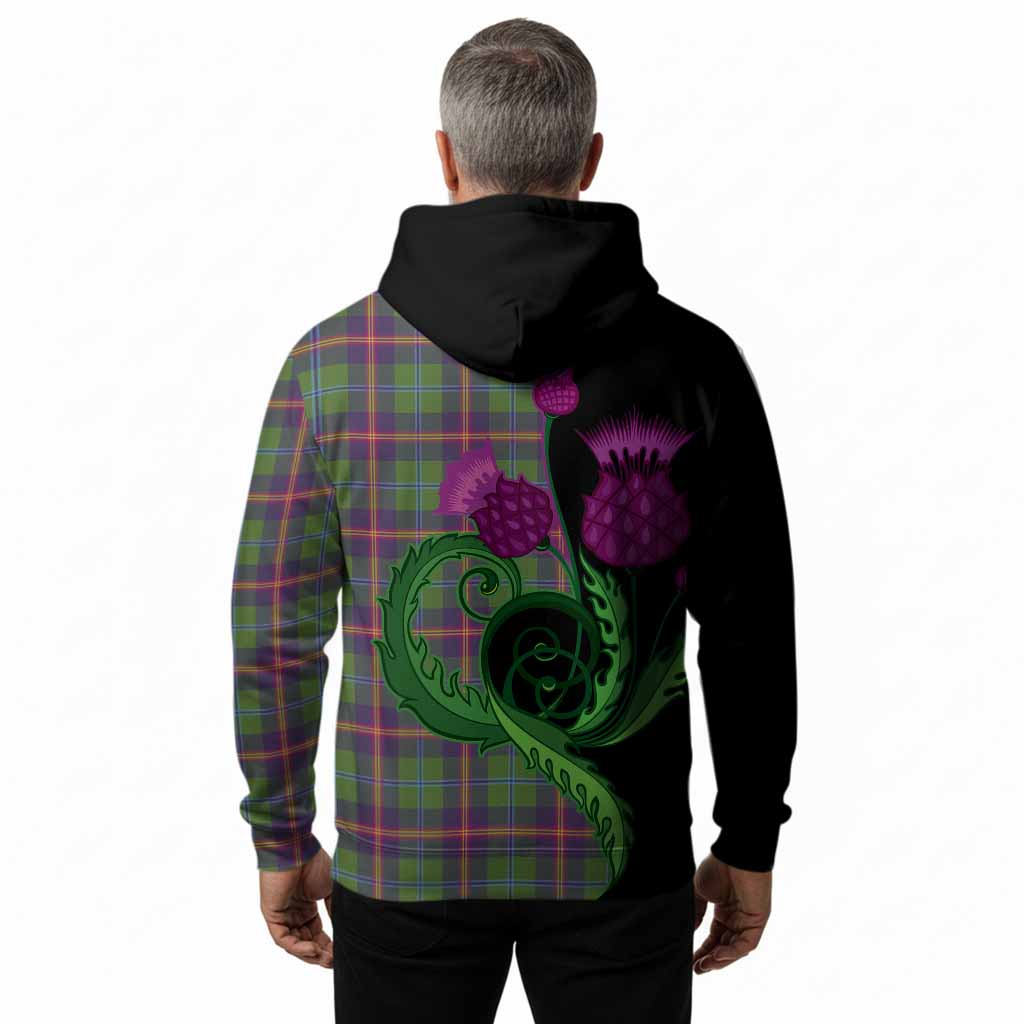 Young Tartan Hoodie Traditional Scottish Thistle