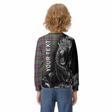 Young Tartan Kid Knitted Sweatshirt Roaring Lion Heritage