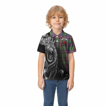 Young Tartan Kid Polo Shirt Roaring Lion Heritage