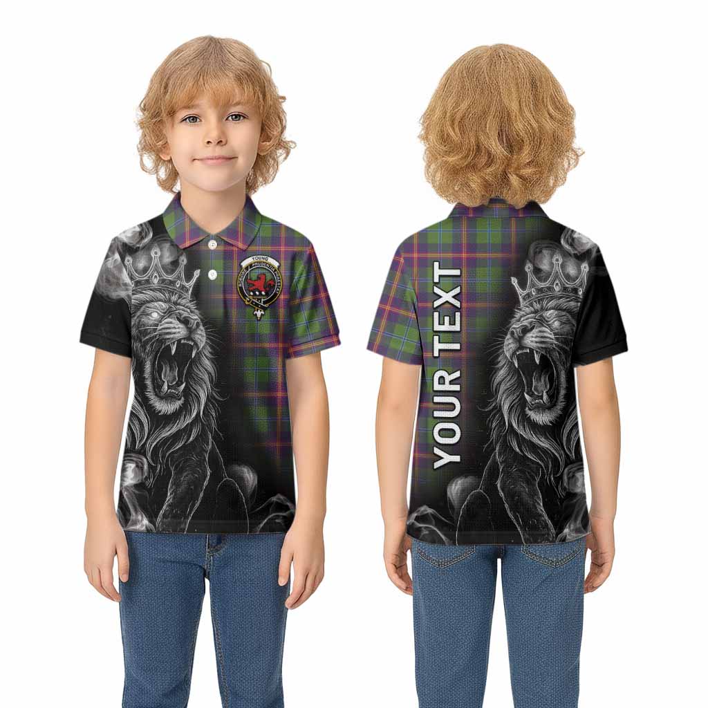 Young Tartan Kid Polo Shirt Roaring Lion Heritage
