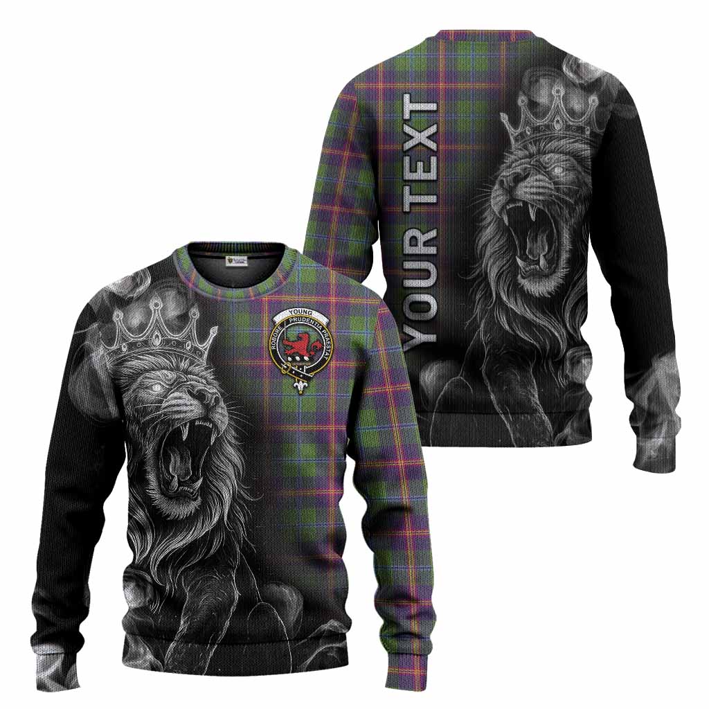 Young Tartan Knitted Sweater Roaring Lion Heritage