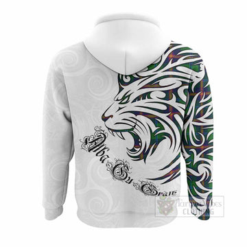 Young Tartan Lion Roar Hoodie Alba Gu Brath with Celtic Motifs