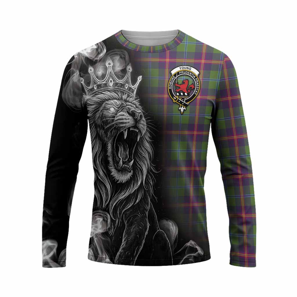 Young Tartan Long Sleeve T-Shirt Roaring Lion Heritage