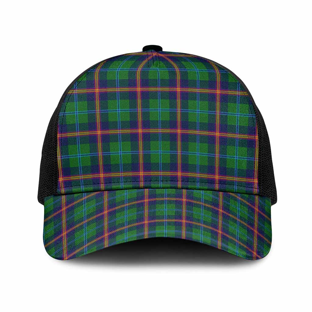 Young Tartan Mesh Trucker Cap