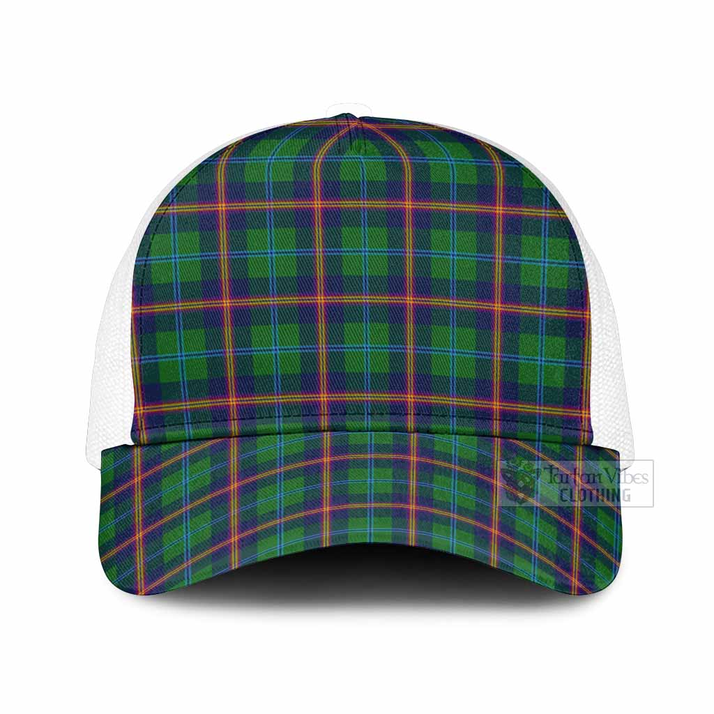 Young Tartan Mesh Trucker Cap