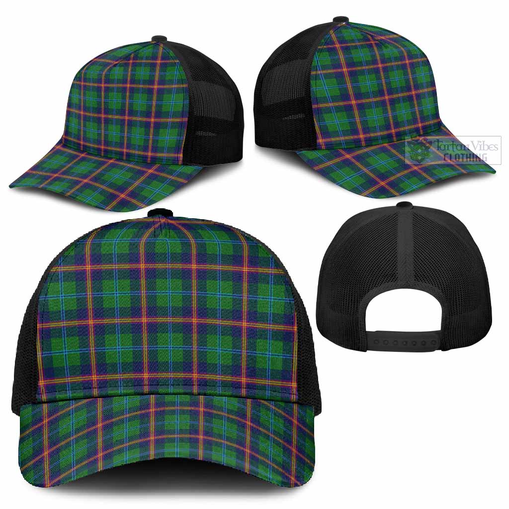 Young Tartan Mesh Trucker Cap