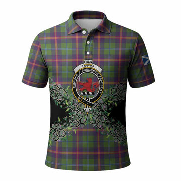 Young Tartan Polo Shirt Thistle Scottish Spirit