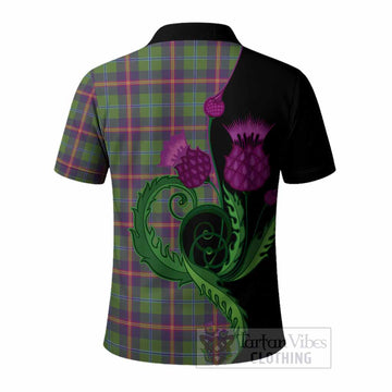 Young Tartan Polo Shirt Traditional Scottish Thistle
