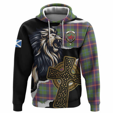 Young Tartan Scottish Hoodie Lion Celtic Heritage