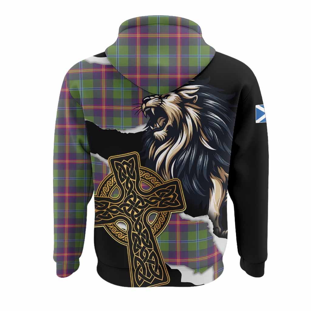 Young Tartan Scottish Hoodie Lion Celtic Heritage