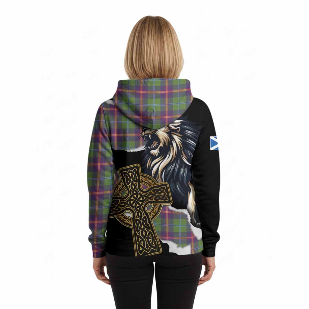 Young Tartan Scottish Hoodie Lion Celtic Heritage