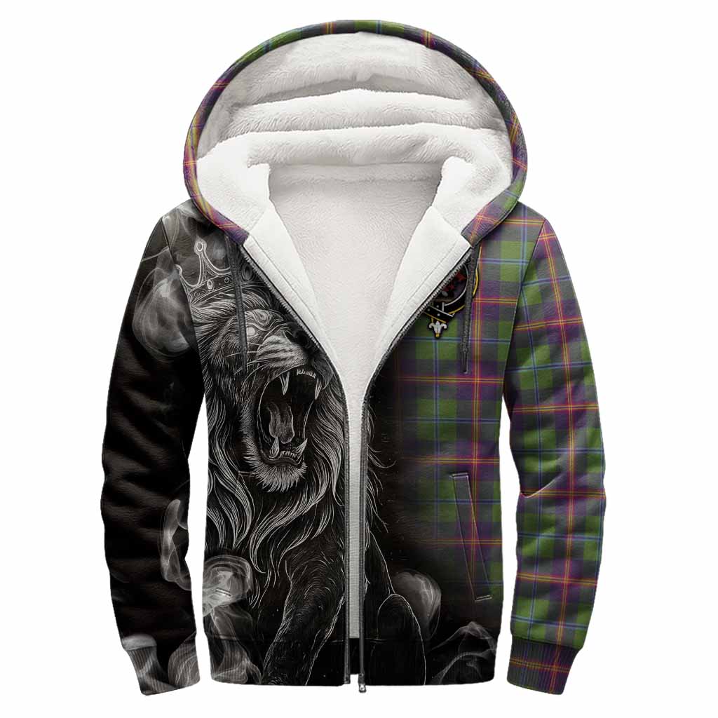 Young Tartan Sherpa Hoodie Roaring Lion Heritage