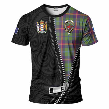 Young Tartan T-Shirt New Zealand Pattern Unique Zipper Stylized